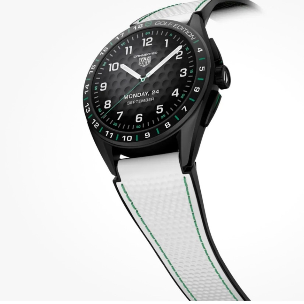 “WHITE” TAG HEUER GOLF BAND. Limited Edition. E4.